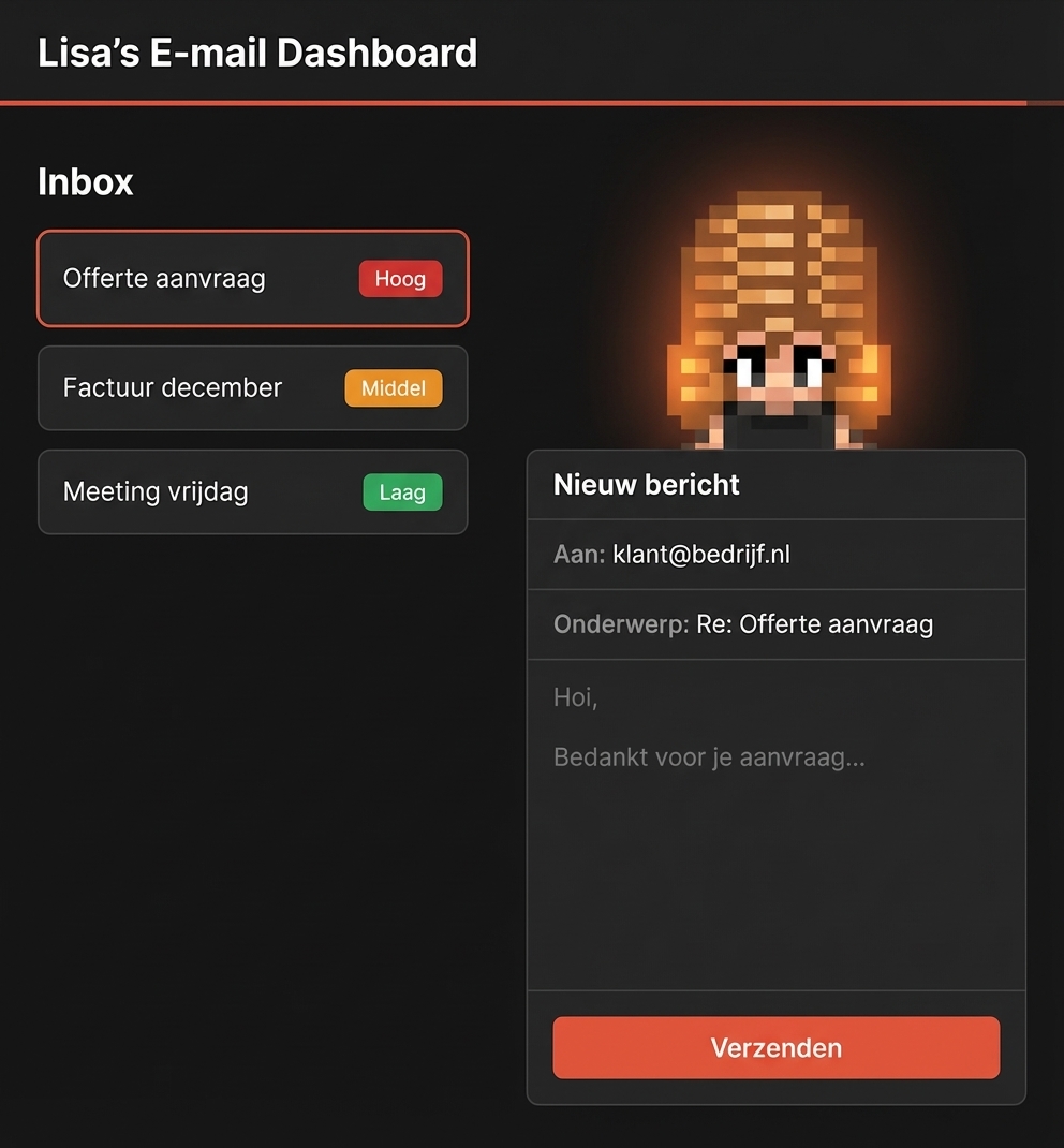 Lisa's E-mail Dashboard